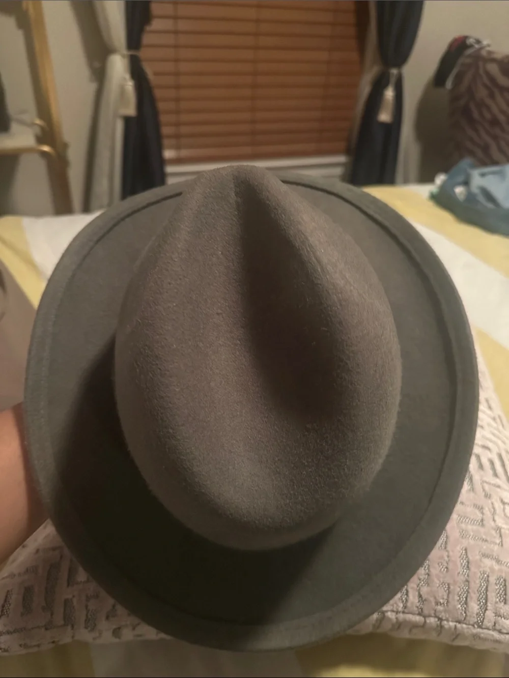 Zara olive green women’s hat